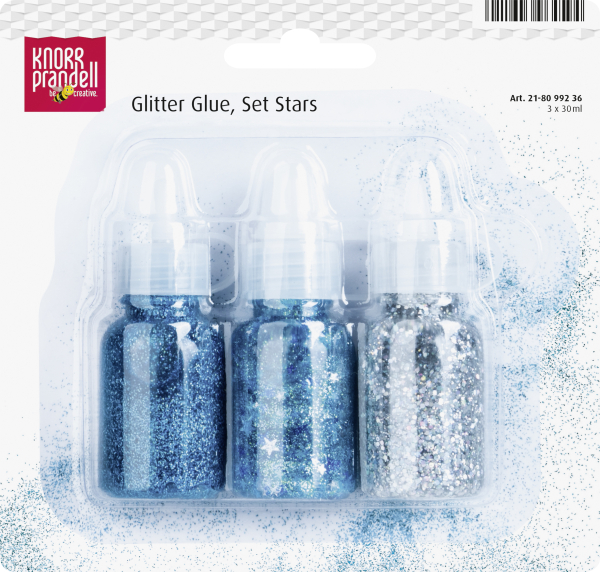 Glitter Glue Set Stars