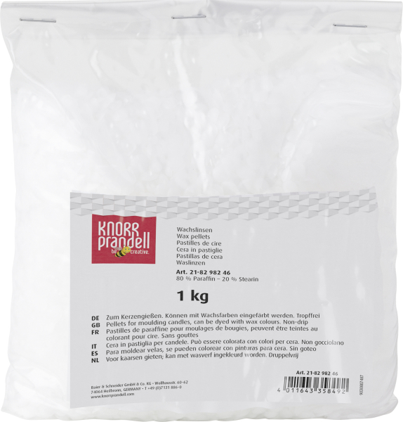 Wachslinsen 1kg weiß