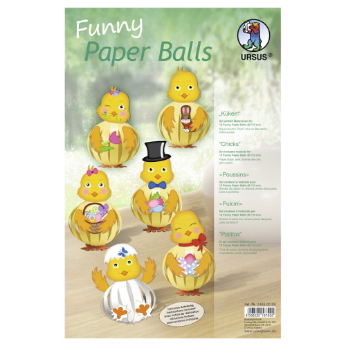 Bähr Funny Paper Balls Küken - 24050099
