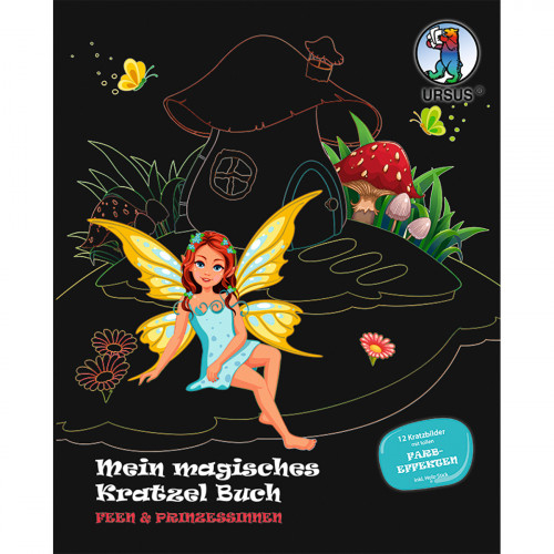 Bähr Kratzelbuch Feen& Prinzessinnen - 24530001F