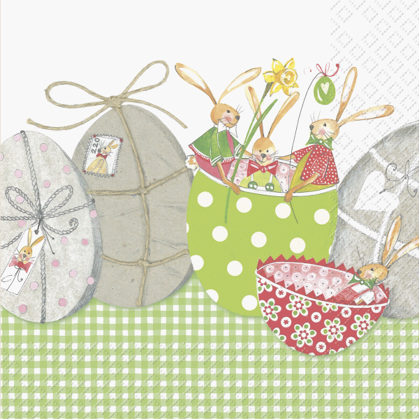 Serviette 33x33cm Hanno h.gn 20St - 2572654546