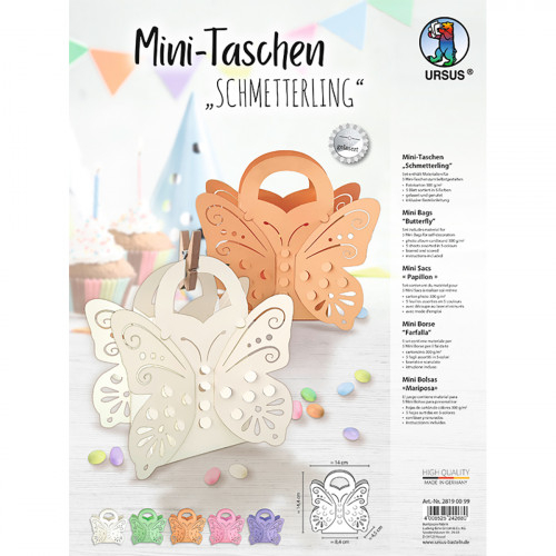 Ursus Mini-Taschen Schmetterling - 28190099