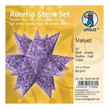 Bähr Faltblätter Aurelio-Stern Velvet - 34256800