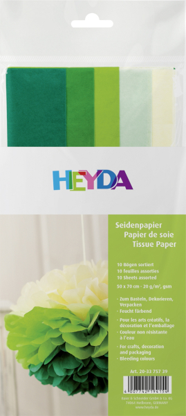 Heyda Seidenpapier 50x70 cm grün - 20-3375739