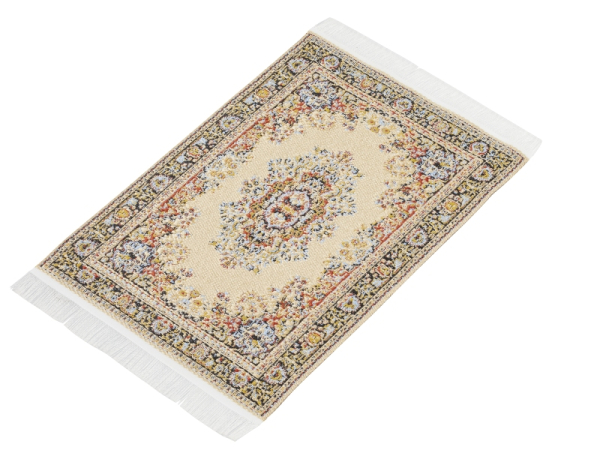 HobbyFun Teppich 15 x10 cm beige - 3481097