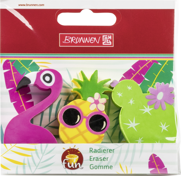 Radiergummi 3er Set Tropical - 102737902