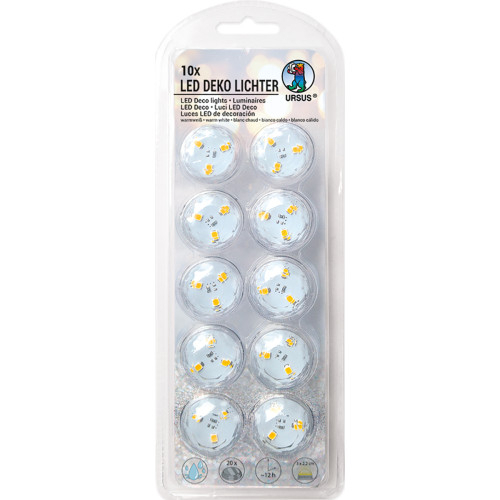 Bähr LED Deko Licht 10er Set warmweiß