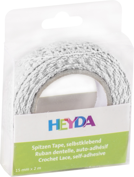 Heyda SpitzenTape 100% Baumwolle weiß - 203584500