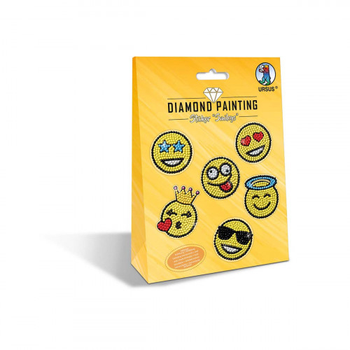 Bähr Diamond Painting Sticker Smileys
