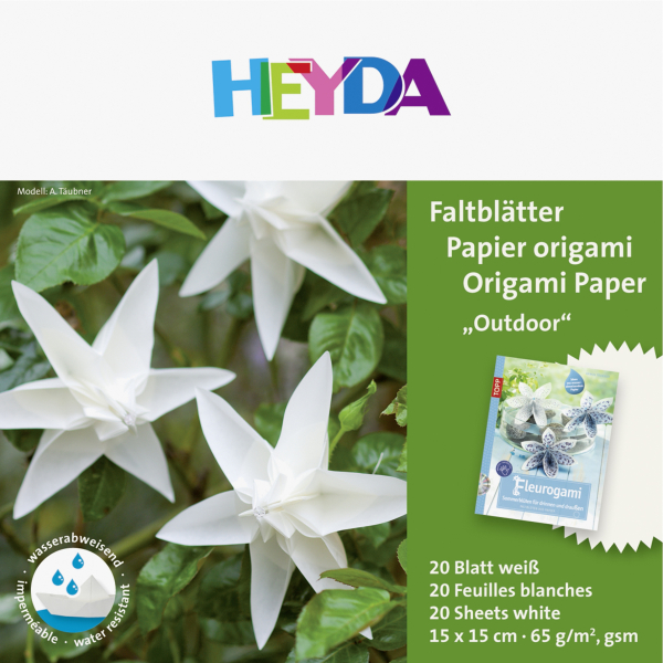 Faltblatt Outdoor 15x15cm 20Bl ws - 204875573