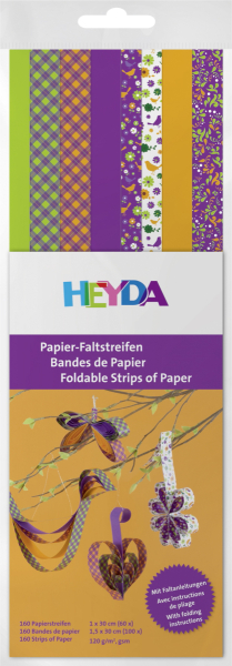 Heyda Papier-Faltstreifen 160 Stück 30cm