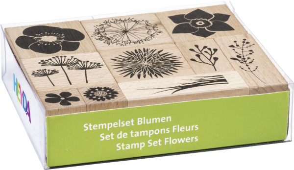 Brunnen Stempel Set Blumen - 204888690