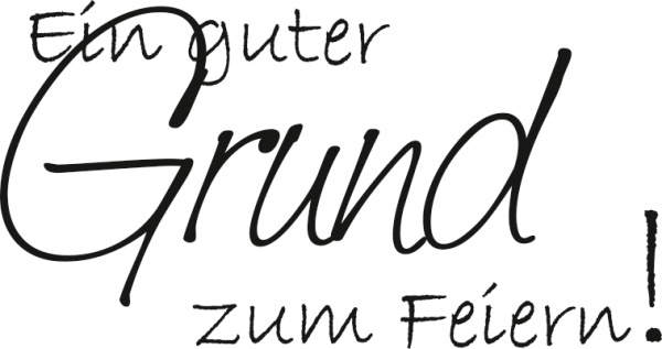 Stempel Ein guter Grund zum Feiern - 211800301