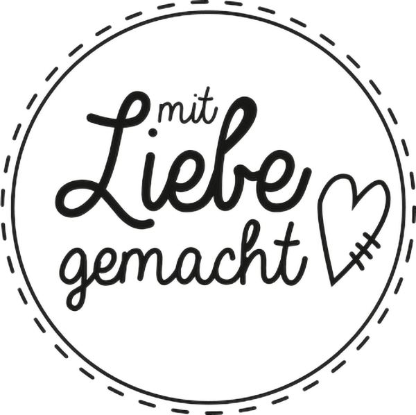 Stempel rund mit Liebe gemacht - 211803002