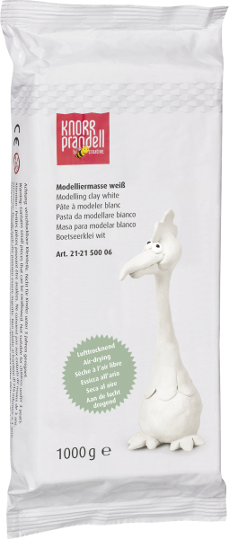 Modelliermasse 1kg weiß - 212150006