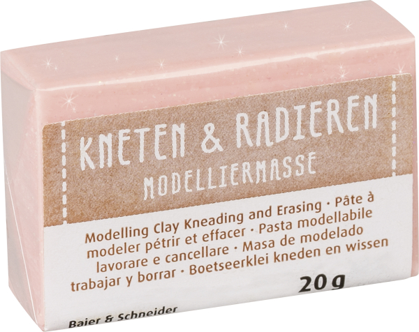 Kneten & Rad.Mod.Masse Gli.rose20g