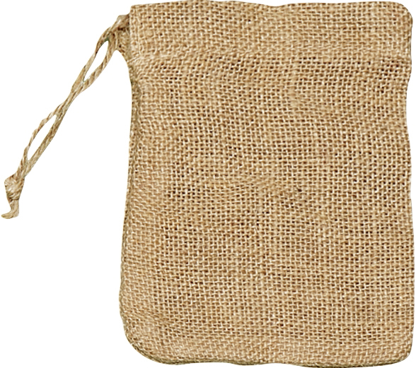 100% Jute Säckchen 15x11cm natur - 212305630