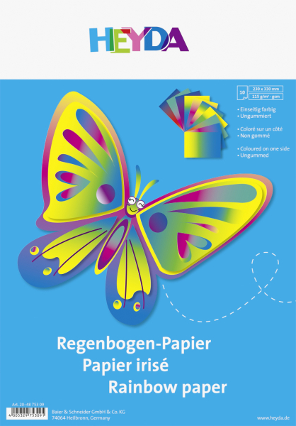 Regenbogenpapier23x33cm - 57300055