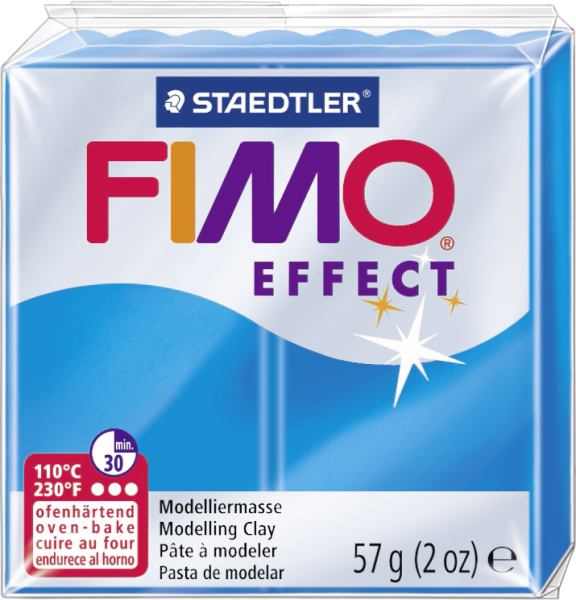 FIMO Effect Transparent 57g blau - 57802089