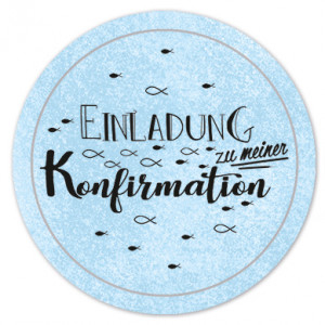 Bähr Sticker Einladung zu meiner Konfir - 59510005F