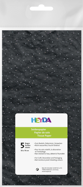 Seidenpapier Diamant schwarz - 203375779