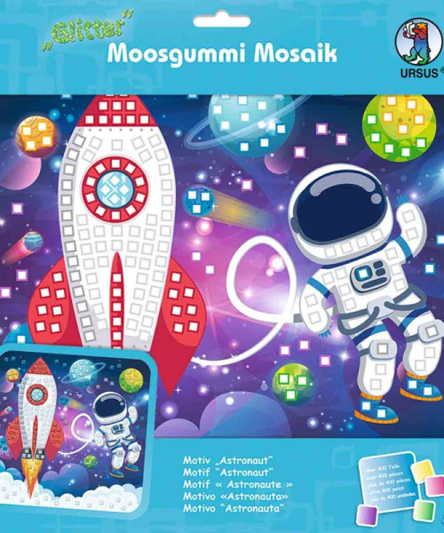 Bähr Moosgummi Mosaik Glitter