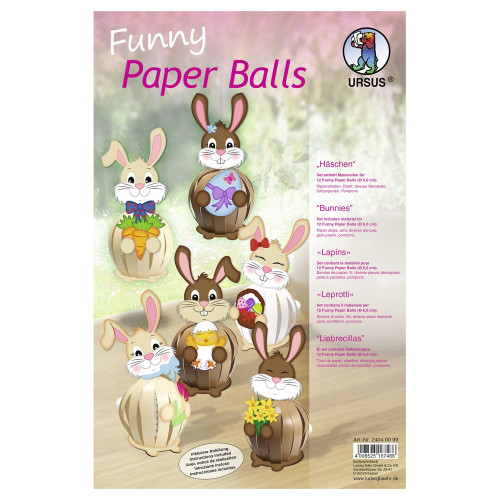 Bähr Funny Papers Balls Häschen - 24040099F