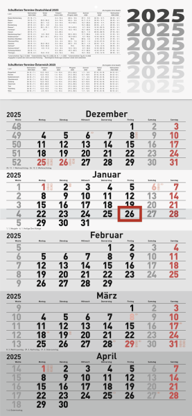 Fünfmonatskalender cinque, - 7033520005