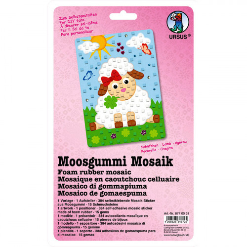 Bähr Moosgummi Mosaik Schäfchen - 8770031