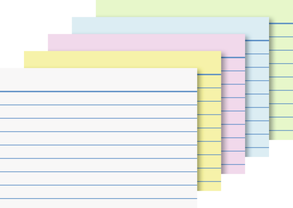 Brunnen Karteikarten A8 liniert sortiert - 102282295
