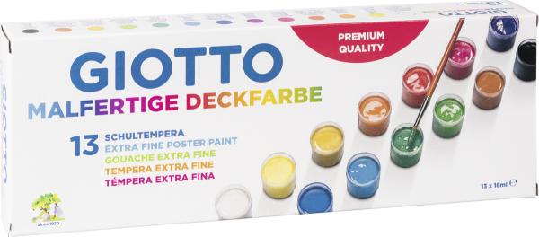 Giotto Malfertige Deckfarben Näpfchen