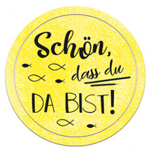 Bähr Sticker Schön,das du da bist