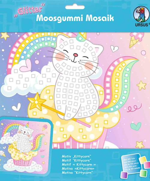 Bähr Moosgummi Mosaik Glitter - 8420018