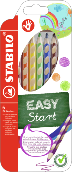 Stabilo EASYcolors Farbstifte 6er Etui