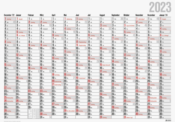 Plakatkalender 98x68cm 1S,