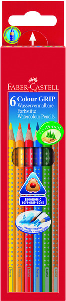 Faber-Castell Colour Grip Farbstifte 6er - AWF112406