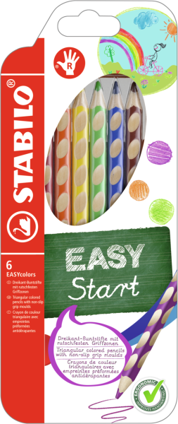 Stabilo EASYcolors Farbstifte 6er Etui - SCH332/6