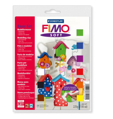 FIMO SOFT Modelliermasse Basic-Set, ofen - V0357802127