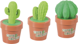 Spitzer mit Radiergummi Kaktus
