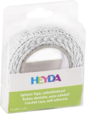 Heyda SpitzenTape 100% Baumwolle weiß