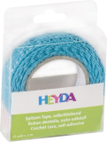 Heyda SpitzenTape 100% Baumwolle blau