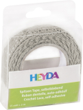 Heyda SpitzenTape 100% Baumwolle grau