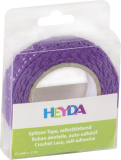 Heyda SpitzenTape 100% Baumwolle flieder