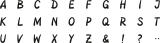 Heyda Stempelset Alphabet 30 Stück