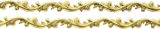 Wachsranke 0,6x19cm gold 2er