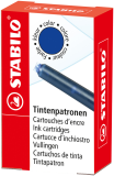 Tintenpatrone, blau, löschbar, 6 Stück