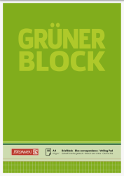 Briefblock A4 60g Grün raut