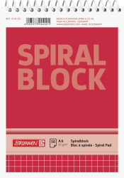 Brunnen Spiralblock A6 kariert - 1055372