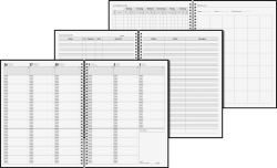 Unterrichtspl A4 Wire-O 2024/25 sw, - 1075761905