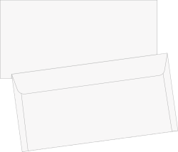 Briefumschlag DIN Lang HK ws, - 10-53539